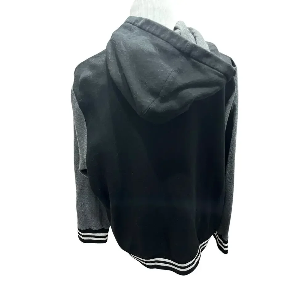 Torrid Women's Black & Grey Varsity Bomber Jacket SIZE 3 - Picture 4 of 7